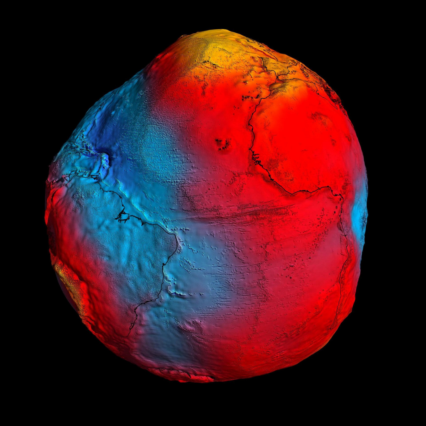 Terra, la nostra “patata blu”: il pianeta non è sferico ma un geoide
